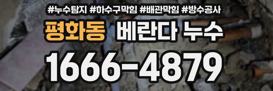 평화동 베란다 누수