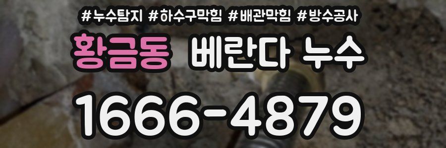 황금동 베란다 누수