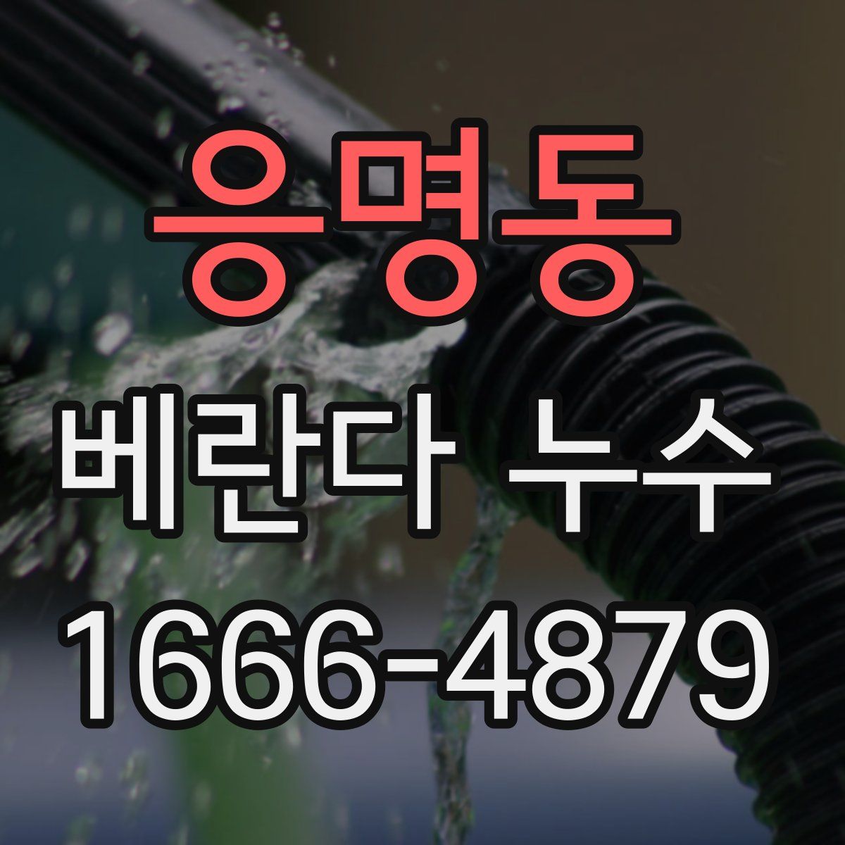 응명동 베란다 누수