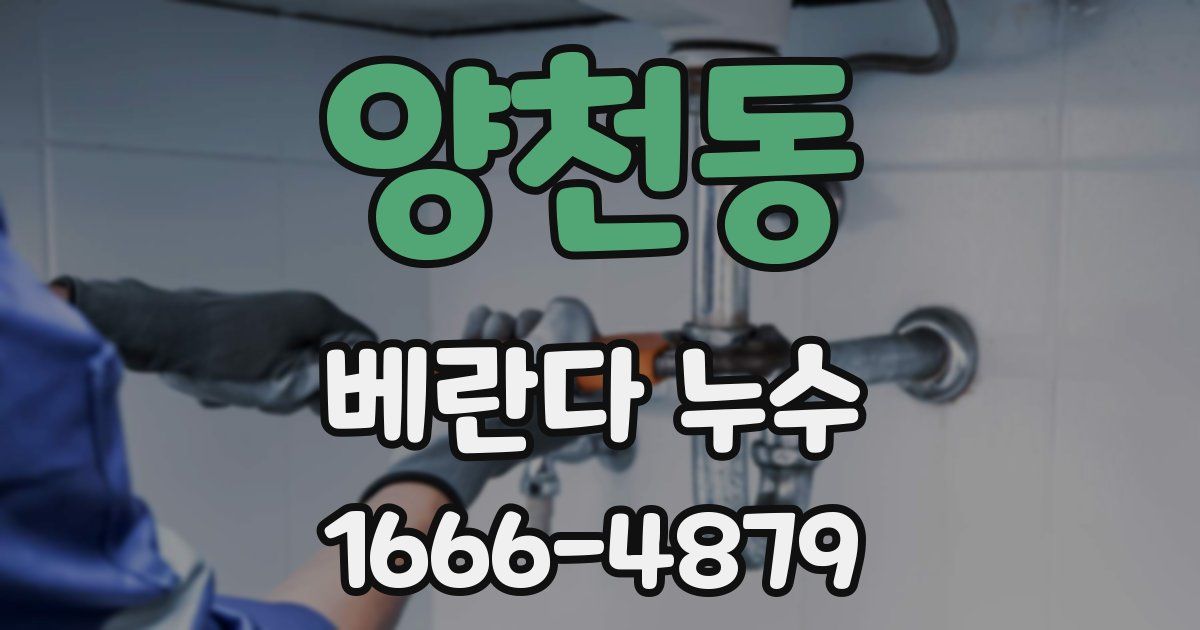 양천동 베란다 누수
