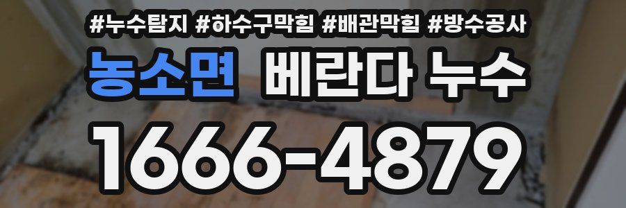 농소면 베란다 누수