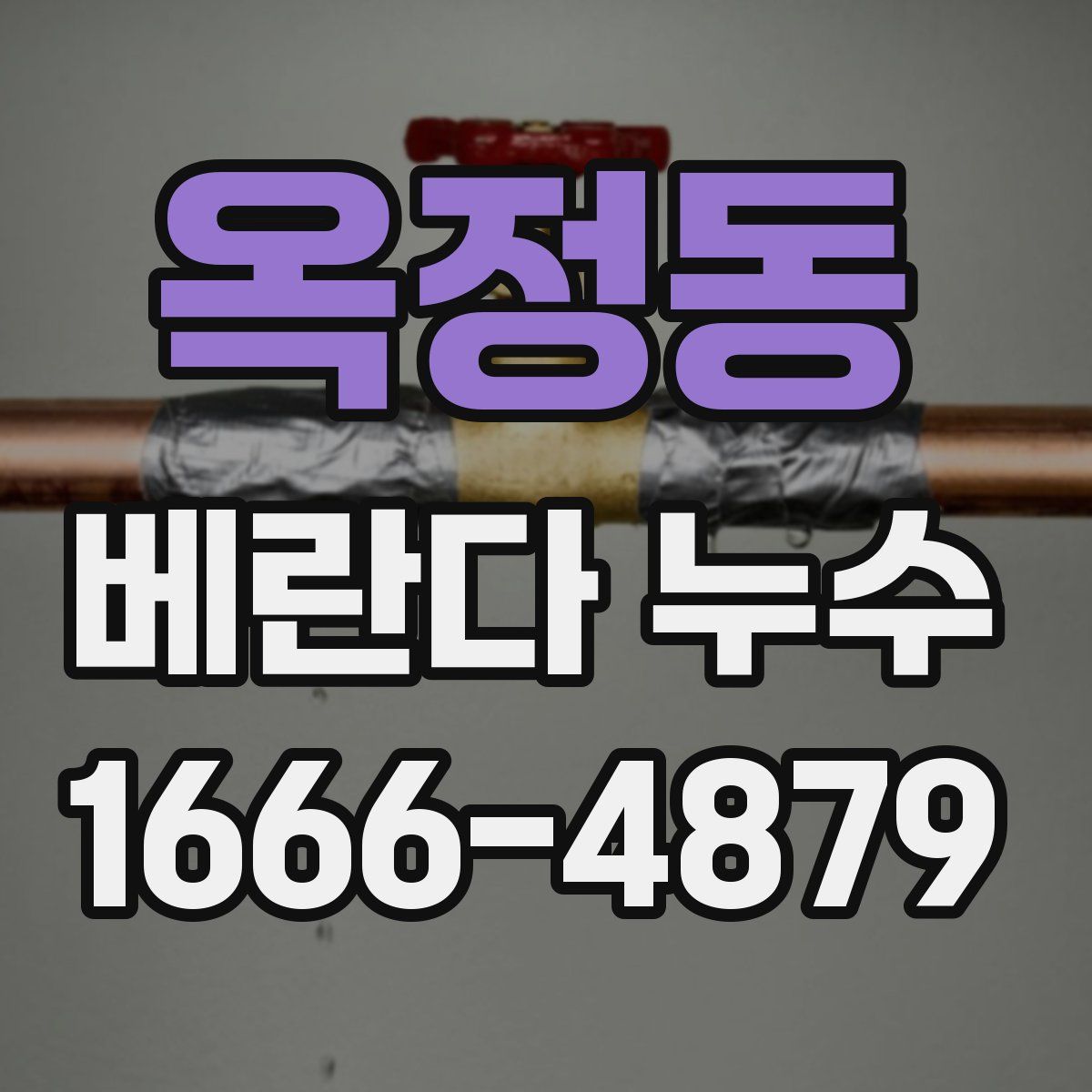 옥정동 베란다 누수