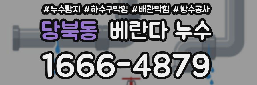 당북동 베란다 누수