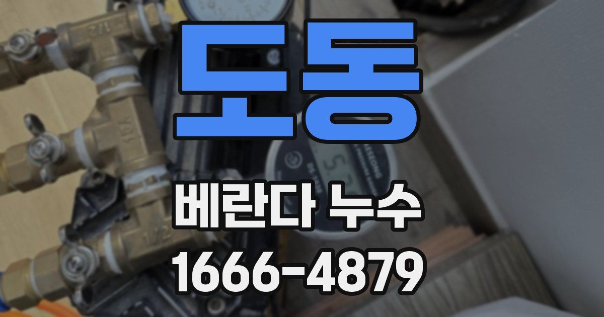 도동 베란다 누수