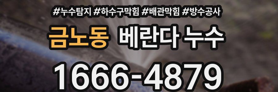 금노동 베란다 누수