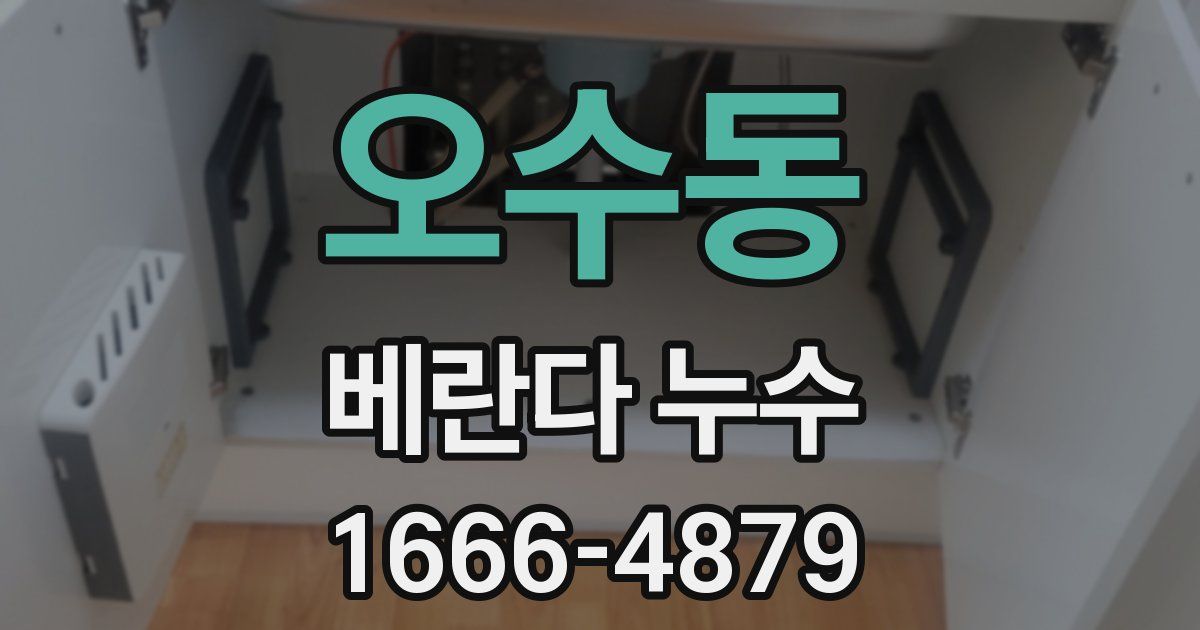오수동 베란다 누수
