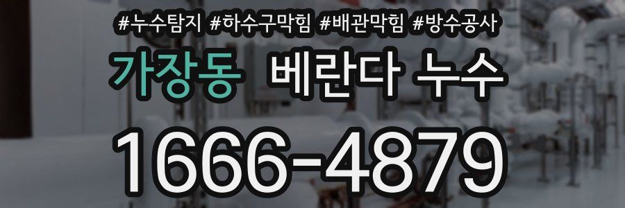 가장동 베란다 누수