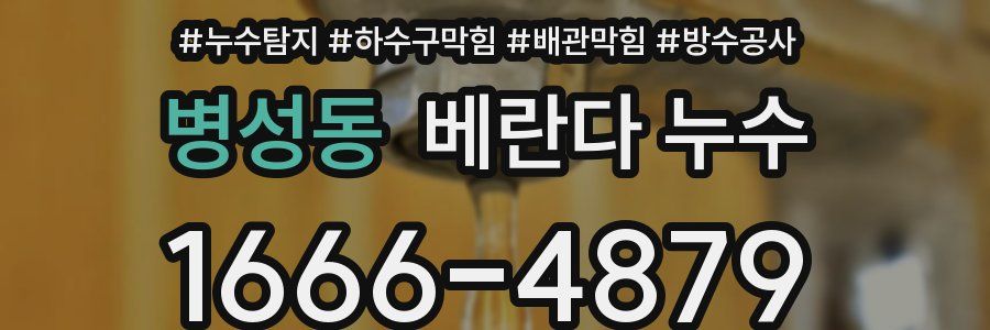병성동 베란다 누수