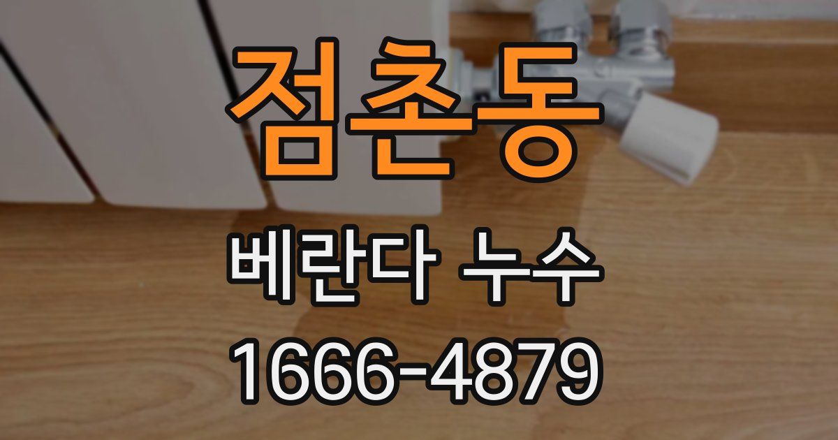 점촌동 베란다 누수