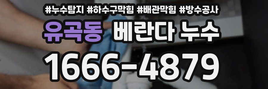 유곡동 베란다 누수