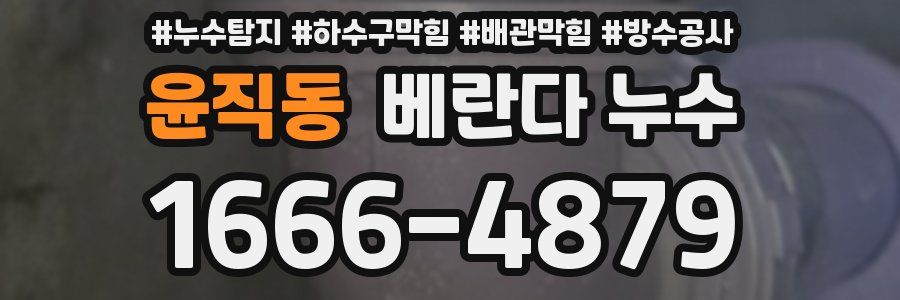 윤직동 베란다 누수