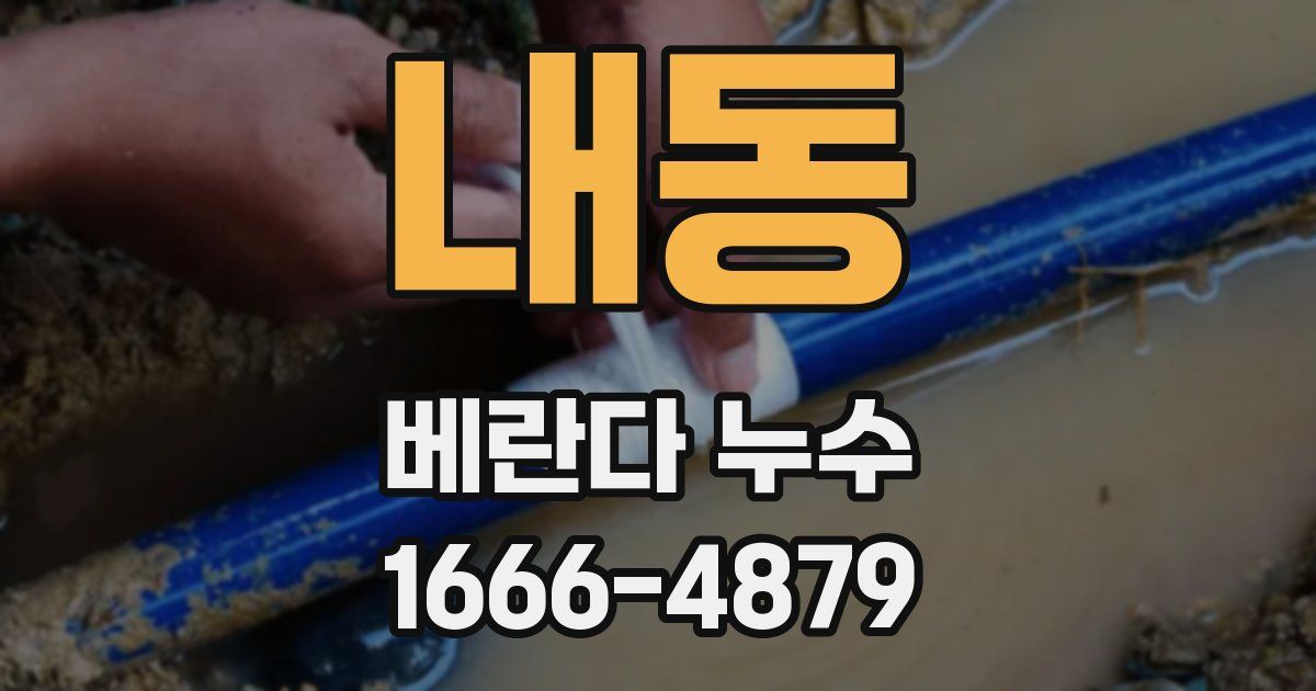 내동 베란다 누수