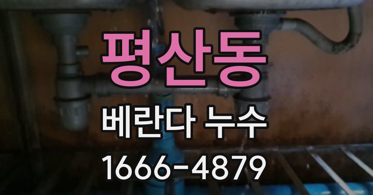 평산동 베란다 누수
