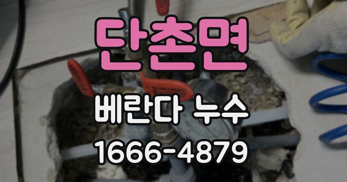 단촌면 베란다 누수