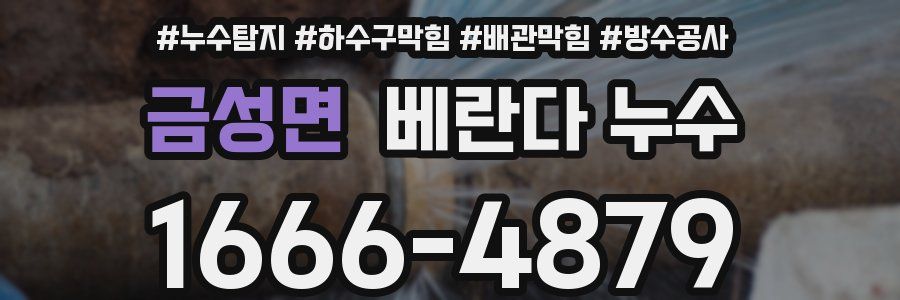 금성면 베란다 누수