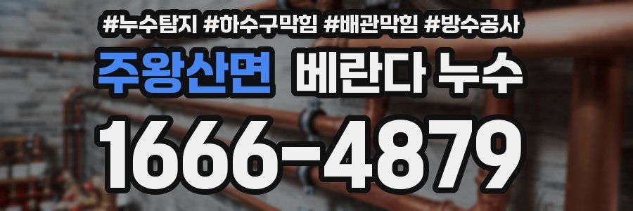 주왕산면 베란다 누수