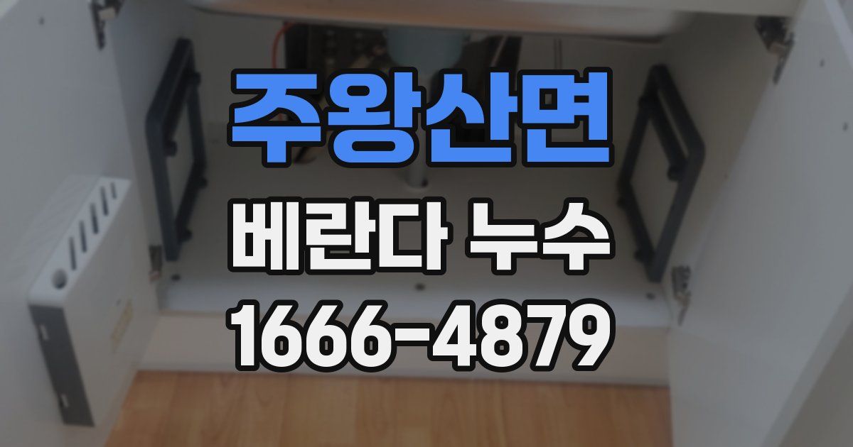 주왕산면 베란다 누수
