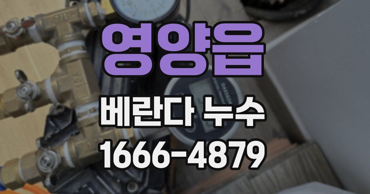 영양읍 베란다 누수