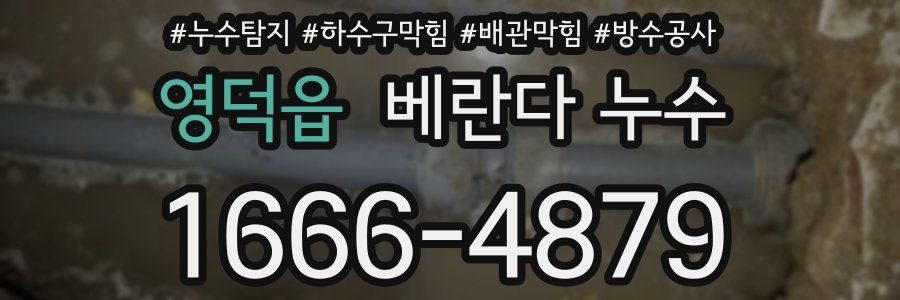 영덕읍 베란다 누수