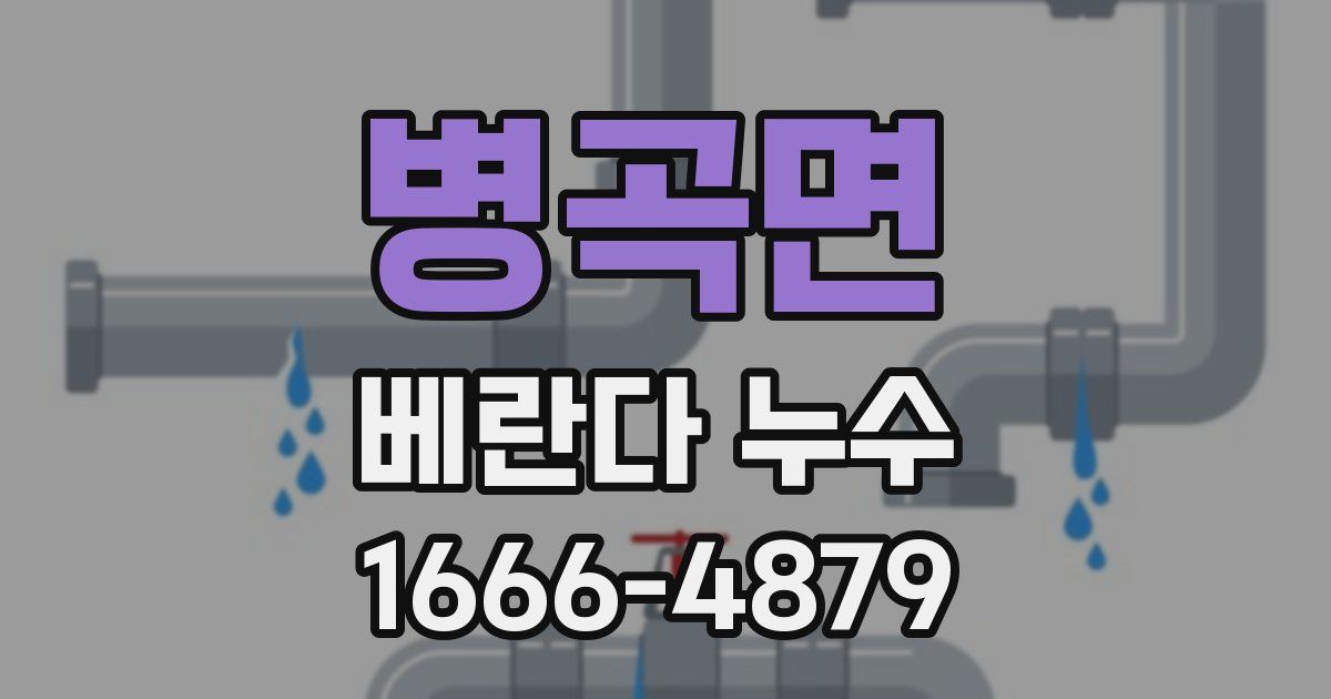 병곡면 베란다 누수