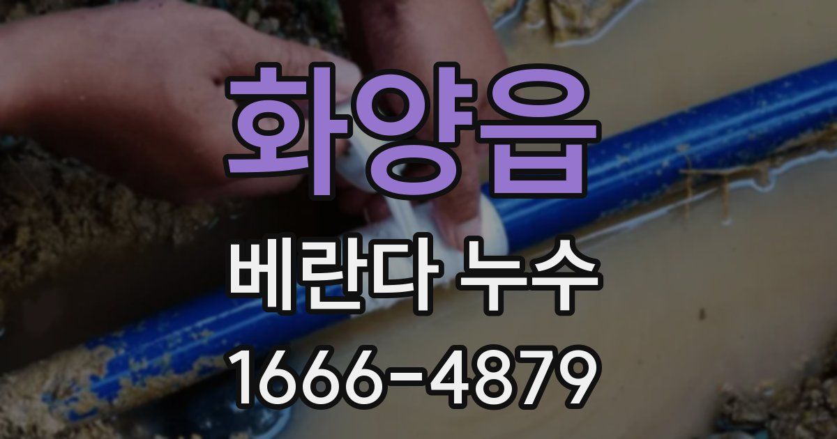 화양읍 베란다 누수