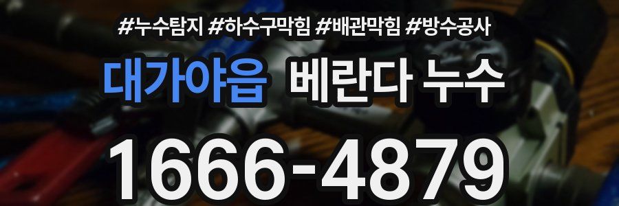 대가야읍 베란다 누수