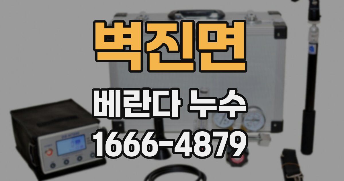 벽진면 베란다 누수