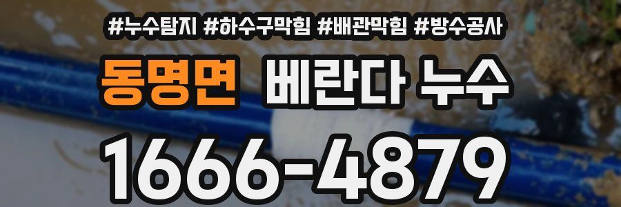 동명면 베란다 누수
