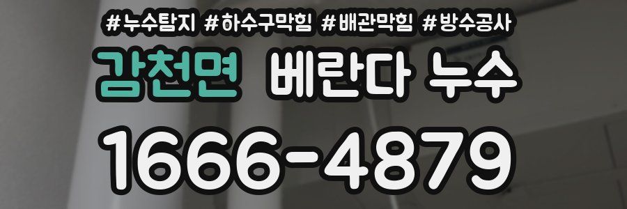 감천면 베란다 누수