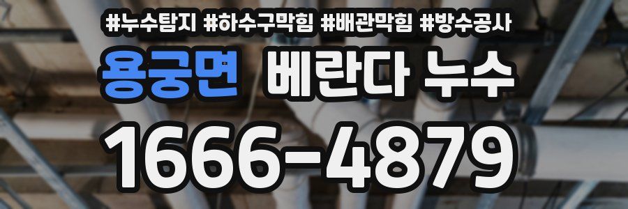 용궁면 베란다 누수