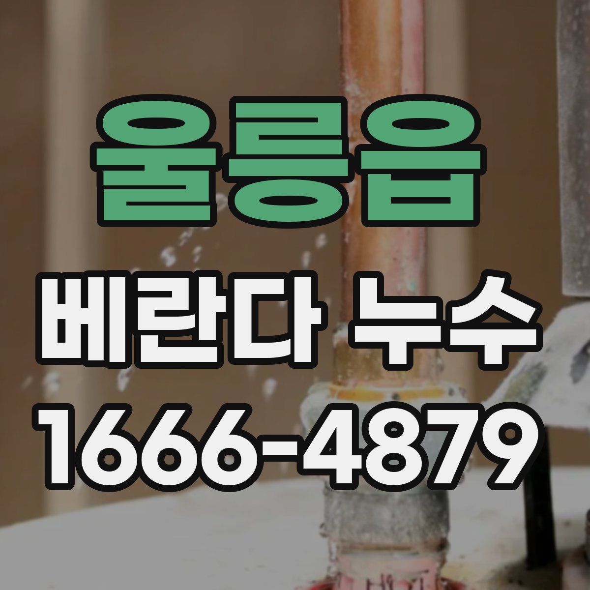 울릉읍 베란다 누수