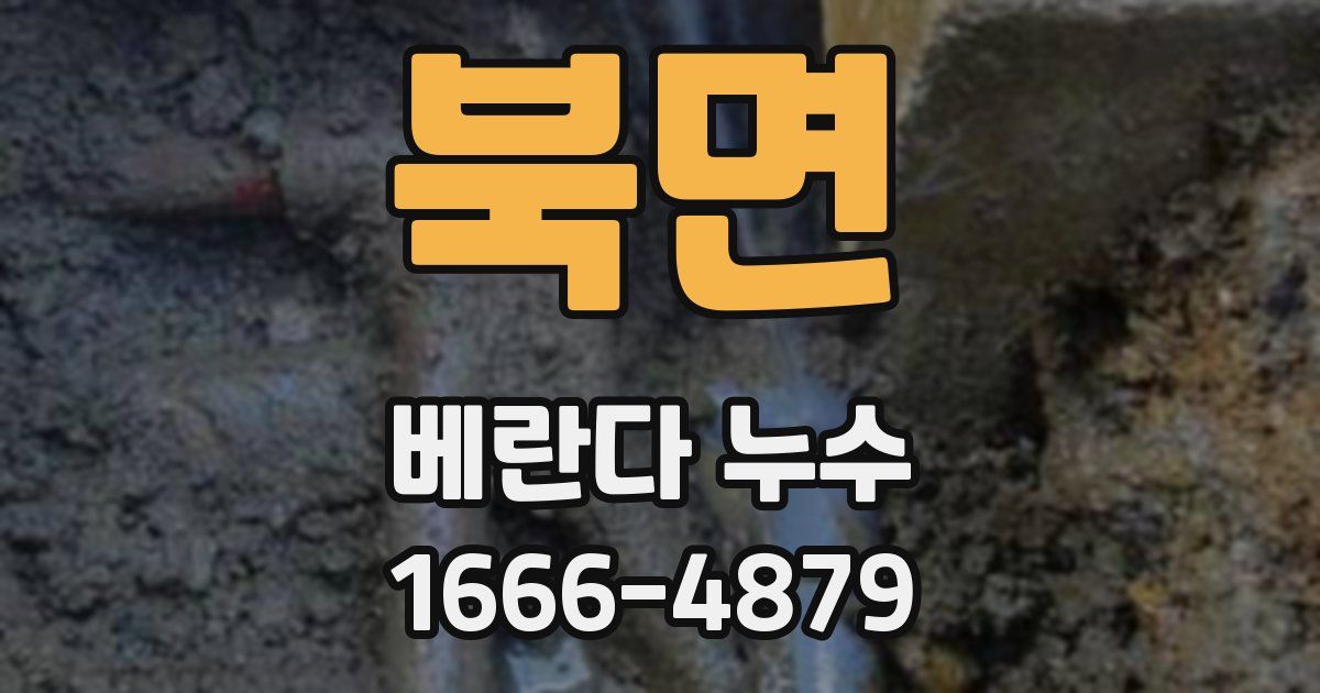 북면 베란다 누수