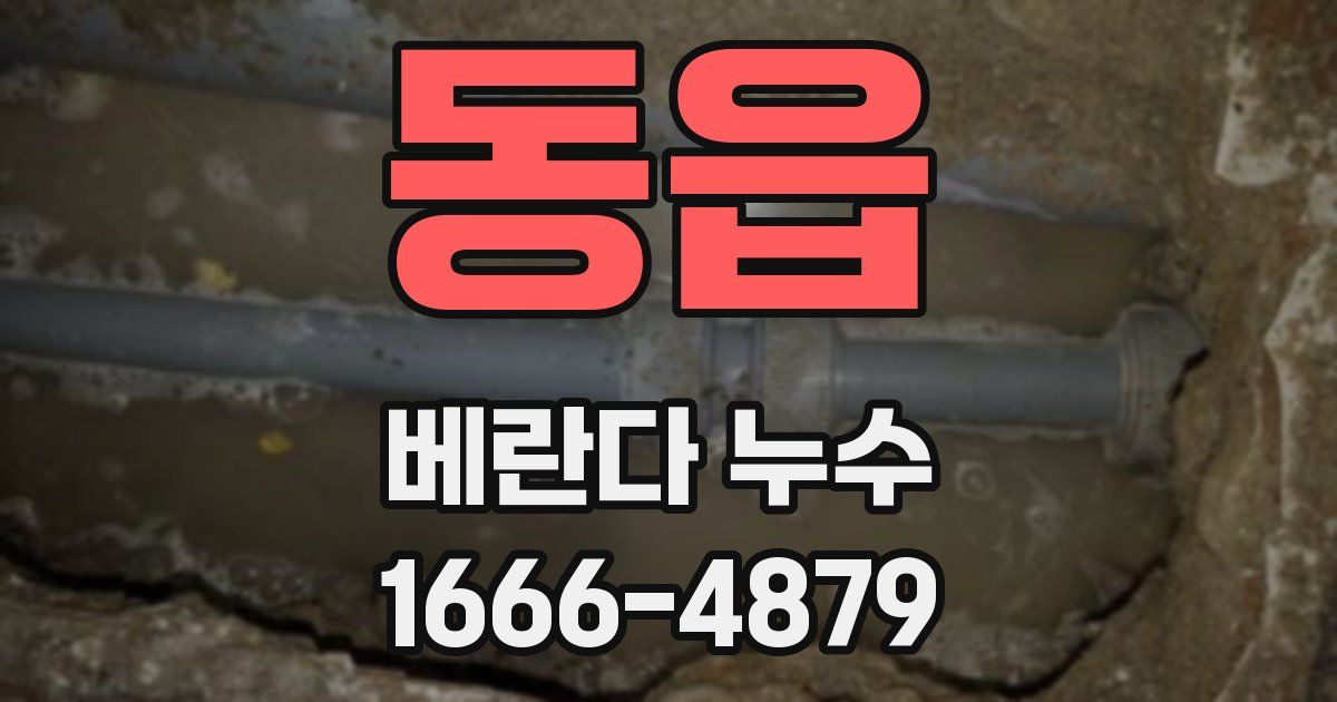 동읍 베란다 누수