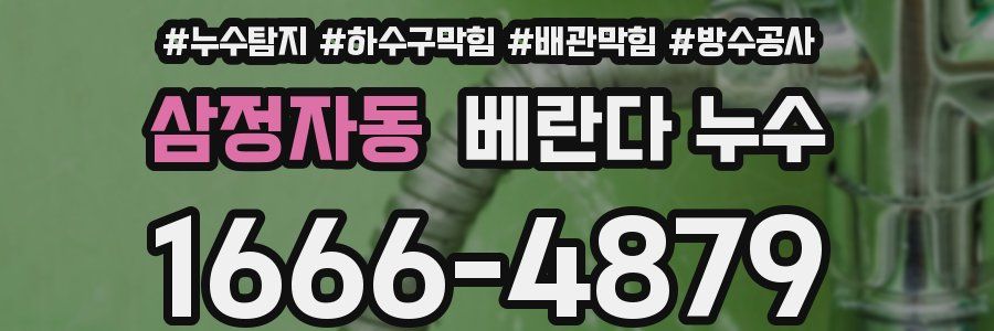 삼정자동 베란다 누수
