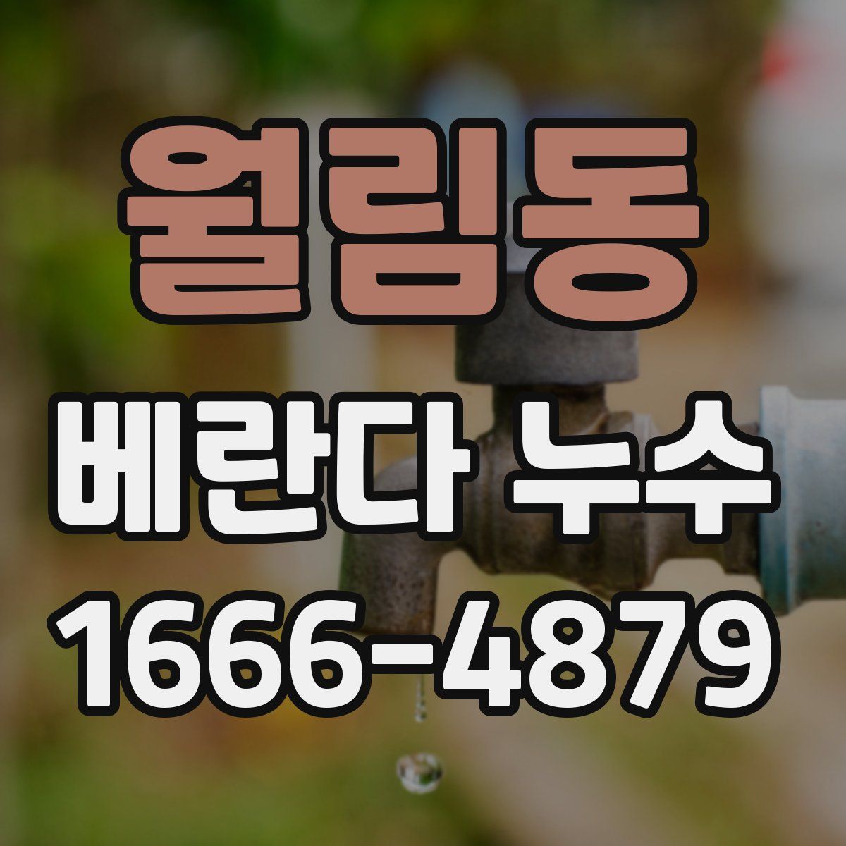 월림동 베란다 누수