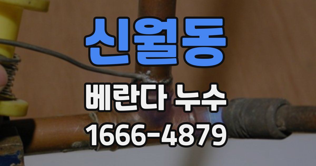 신월동 베란다 누수