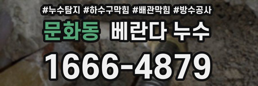 문화동 베란다 누수