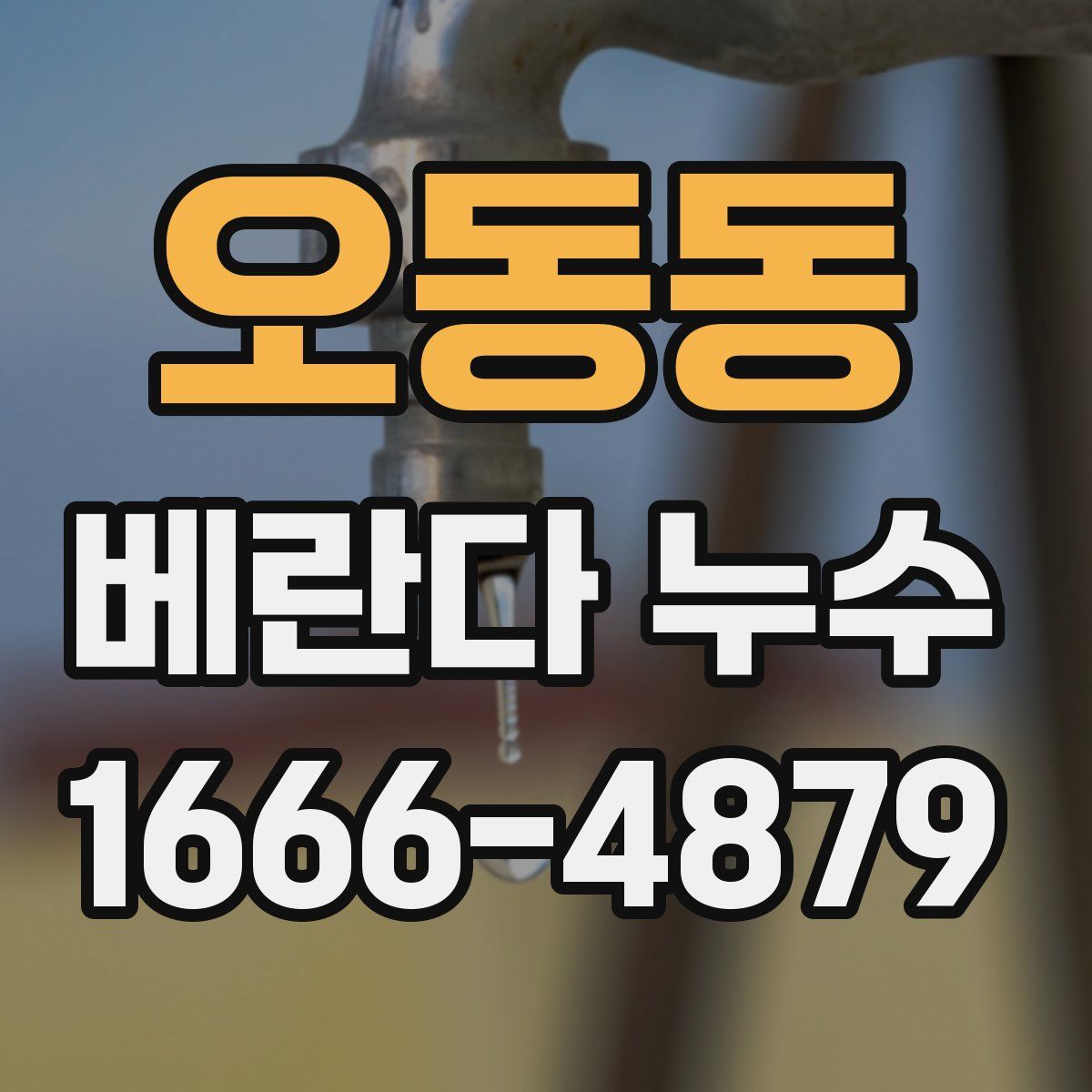 오동동 베란다 누수