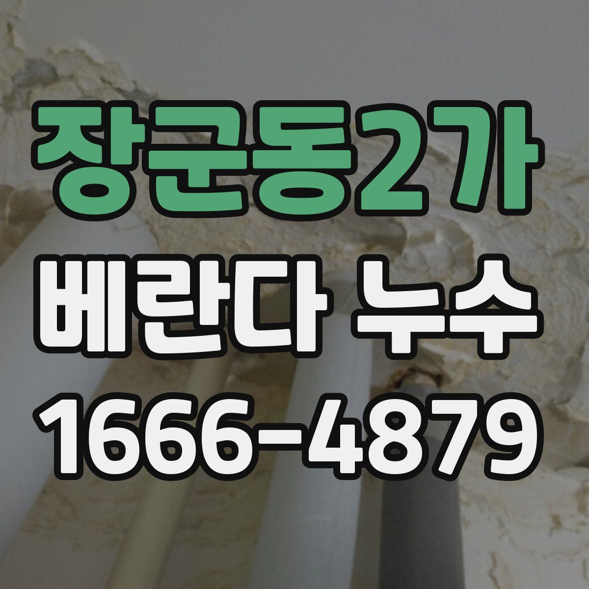 장군동2가 베란다 누수