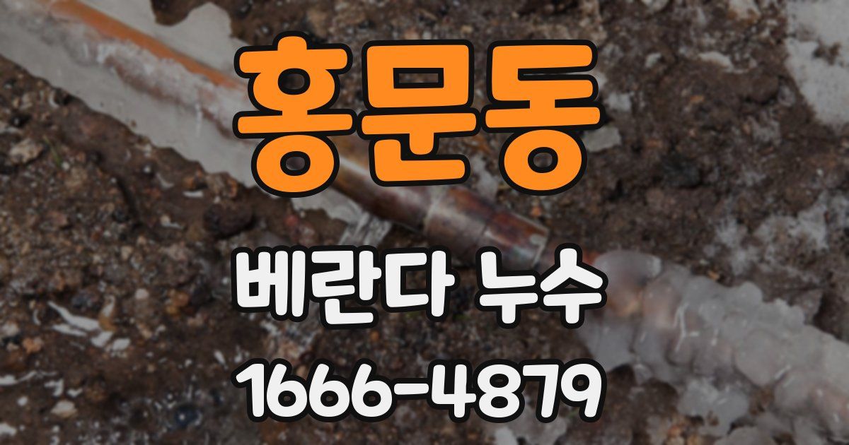 홍문동 베란다 누수