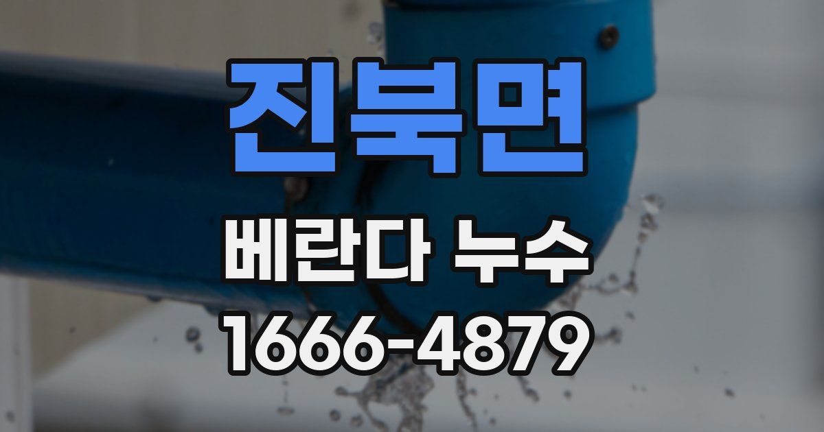 진북면 베란다 누수