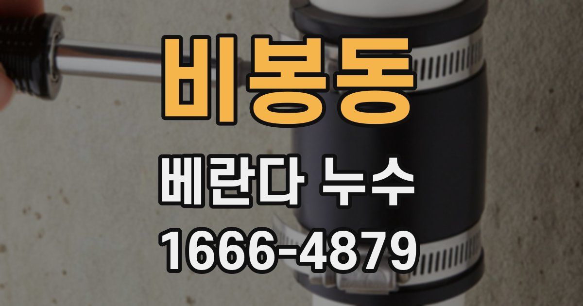 비봉동 베란다 누수