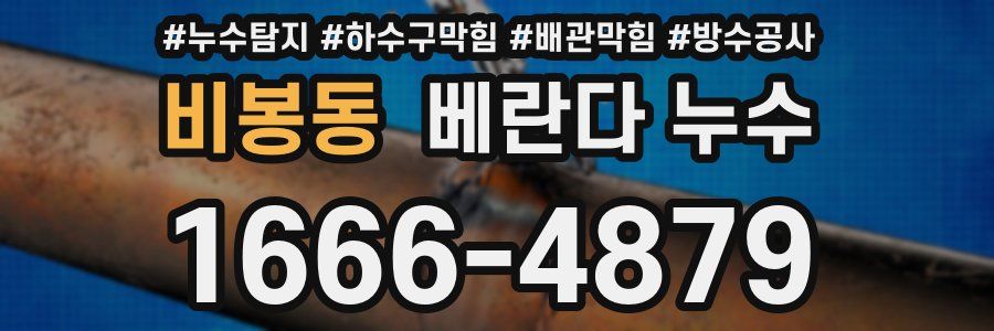 비봉동 베란다 누수