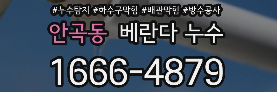 안곡동 베란다 누수