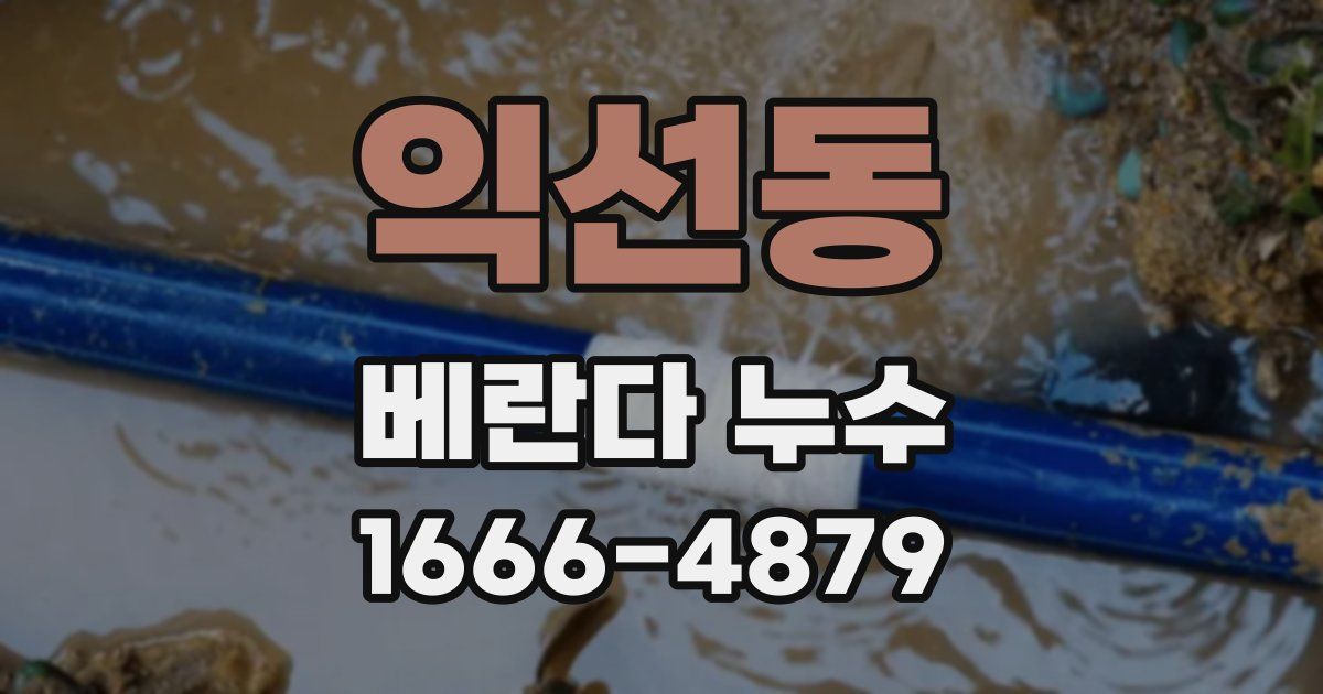 익선동 베란다 누수