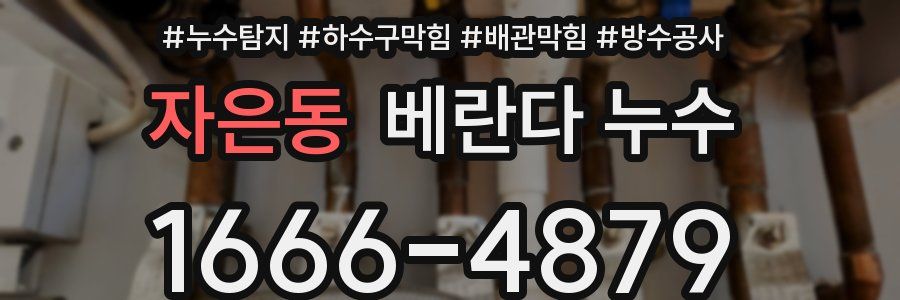 자은동 베란다 누수