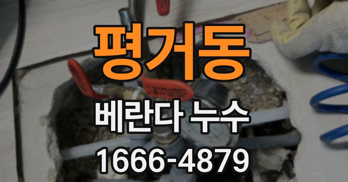 평거동 베란다 누수