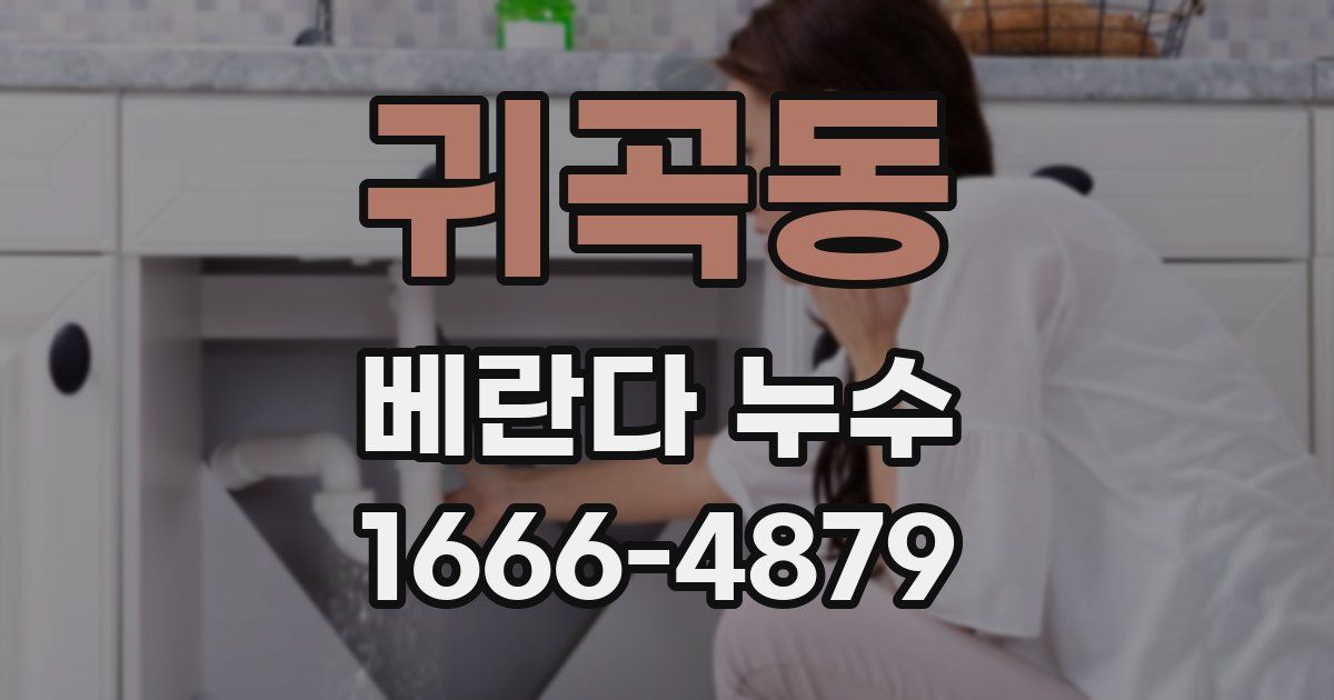 귀곡동 베란다 누수