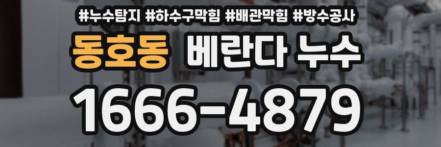 동호동 베란다 누수