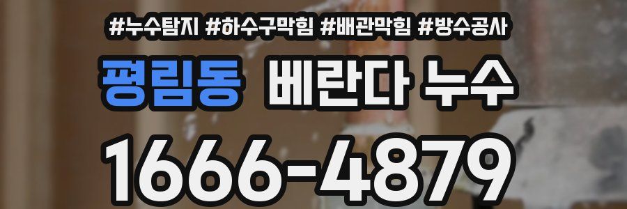 평림동 베란다 누수